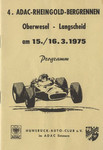 Programme cover of Rheingold Hill Climb, 16/03/1975