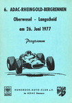 Programme cover of Rheingold Hill Climb, 26/06/1977