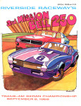 Programme cover of Riverside International Raceway (CA), 08/09/1968