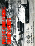 Programme cover of Riverside International Raceway (CA), 12/11/1972