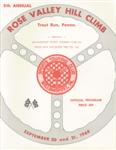 Programme cover of Rose Valley Hill Climb, 21/09/1969