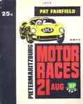 Programme cover of Roy Hesketh Circuit, 21/08/1966