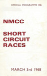 Programme cover of Roy Hesketh Circuit, 03/03/1968
