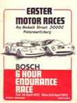 Programme cover of Roy Hesketh Circuit, 03/04/1972