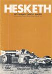Programme cover of Roy Hesketh Circuit, 05/09/1977