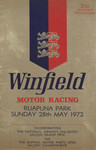 Programme cover of Ruapuna Park, 28/05/1972