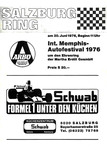 Programme cover of Salzburgring, 20/06/1976