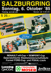 Programme cover of Salzburgring, 06/10/1985