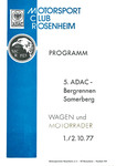 Programme cover of Samerberg Hill Climb, 02/10/1977