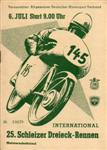 Programme cover of Schleizer Dreieck, 06/07/1958