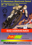 Programme cover of Schwenningen, 30/09/2001