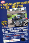 Programme cover of Classic-Gala Schwetzingen, 2016