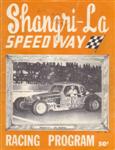 Programme cover of Shangri-La Speedway, 1971