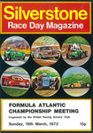 Programme cover of Silverstone Circuit, 19/03/1972