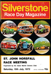 Programme cover of Silverstone Circuit, 15/07/1972