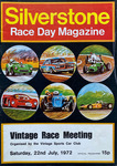 Programme cover of Silverstone Circuit, 22/07/1972