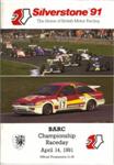 Programme cover of Silverstone Circuit, 14/04/1991