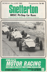 Programme cover of Snetterton Circuit, 03/06/1968