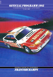 Programme cover of Spa-Francorchamps, 28/07/1985