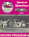 Programme cover of Spencer Speedway, 1977
