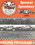 Programme cover of Spencer Speedway, 1978