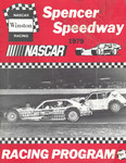 Programme cover of Spencer Speedway, 1979