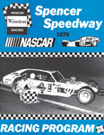 Programme cover of Spencer Speedway, 1979