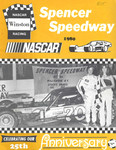 Programme cover of Spencer Speedway, 15/08/1980