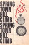Programme cover of Springtown Hill Climb, 1962