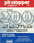 Programme cover of Stafford Motor Speedway, 01/09/1975
