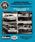 Programme cover of Surfers Paradise International Raceway, 19/05/1985