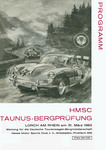 Programme cover of Taunus Hill Climb, 31/03/1963