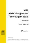 Programme cover of Teutoburger Wald Hill Climb, 23/04/1972