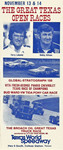 Flyer of Texas World Speedway, 14/11/1982