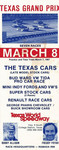 Flyer of Texas World Speedway, 08/03/1987
