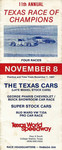 Flyer of Texas World Speedway, 08/11/1987