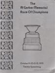 Programme cover of Trenton International Speedway, 12/10/1975