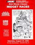 Programme cover of Tri-City Speedway, 24/08/2002