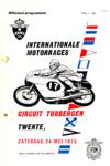 Programme cover of Tubbergen, 24/05/1975