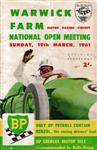 Programme cover of Warwick Farm, 19/03/1961