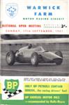 Programme cover of Warwick Farm, 17/09/1961