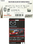 Ticket for Watkins Glen International, 02/07/2017