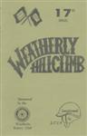 Programme cover of Weatherly Hill Climb, 16/10/1977