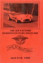 Programme cover of Werrington Park Hill Climb, 10/04/1988