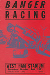 Programme cover of West Ham Stadium, 02/10/1971
