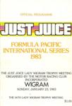Programme cover of Wigram Airfield, 23/01/1983