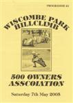 Programme cover of Wiscombe Park Hill Climb, 07/05/2005
