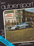 Programme cover of Zandvoort, 02/10/1977