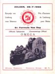 Programme cover of Zolder, 28/07/1968
