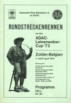 Programme cover of Zolder, 08/04/1973